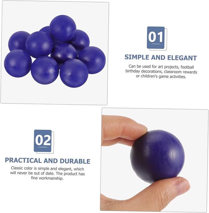 Blue Table Soccer Balls 10pcs 3 6x3 6CM Desk Football Game Supplies - Image 2